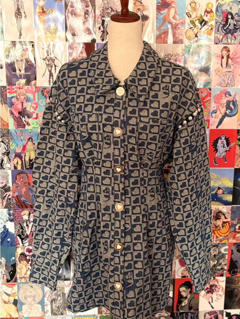 OZLANA HEART DENIM DRESS 💙